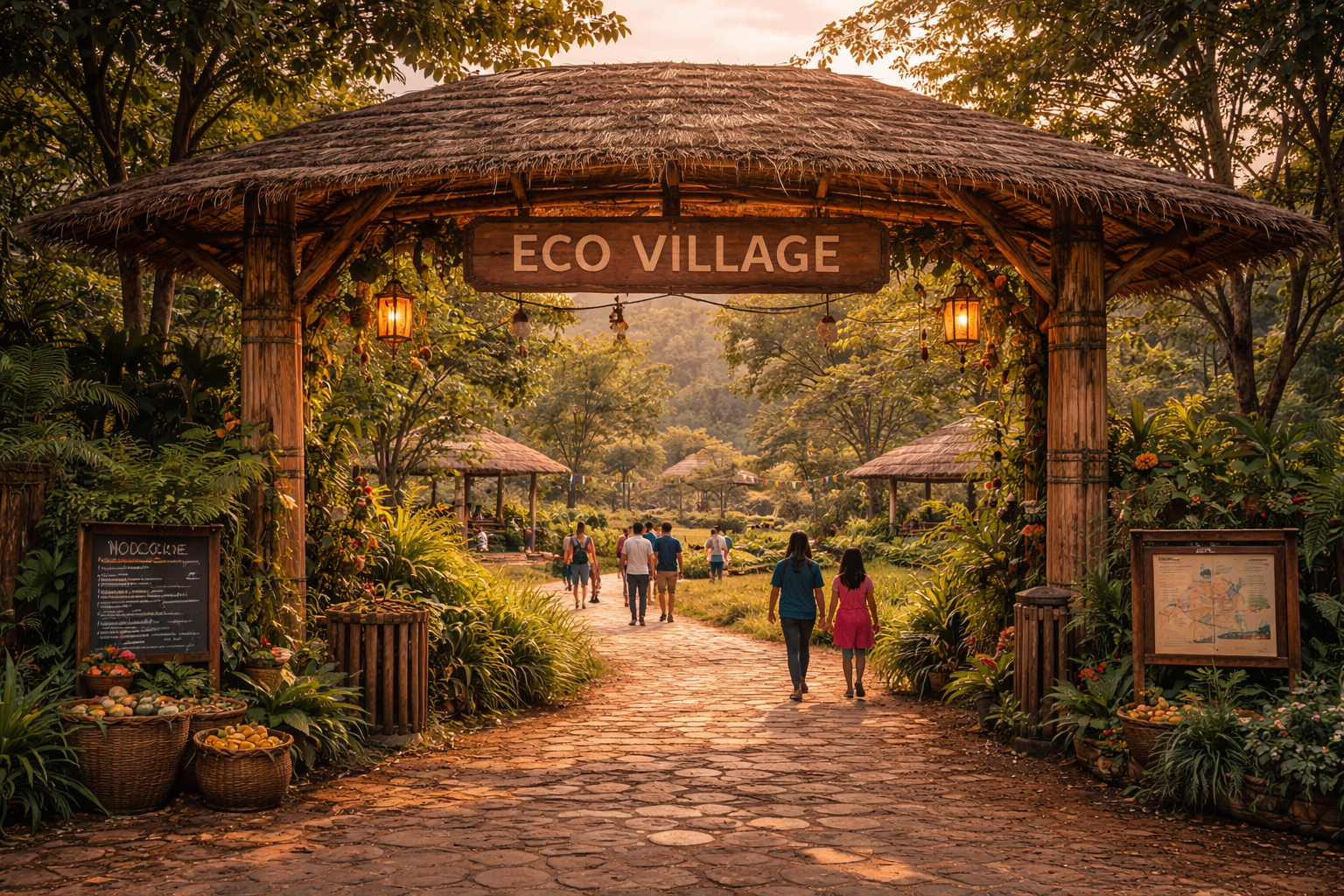 Eco Village Entrance
